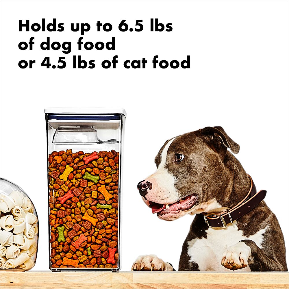 OXO Good Grips Pet POP Container – 6.0 Qt/5.7 L with Half Scoop W6