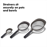 OXO Good Grips 3 Piece Strainer Set H5