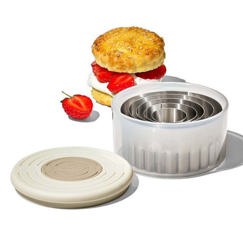 Double-Sided Cookie and Biscuit Cutter X8