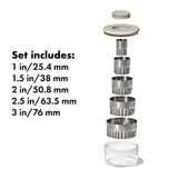 Double-Sided Cookie and Biscuit Cutter X8