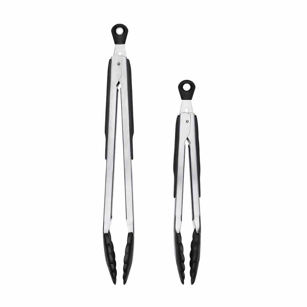 2-Piece Tongs with Nylon Heads Set F3
