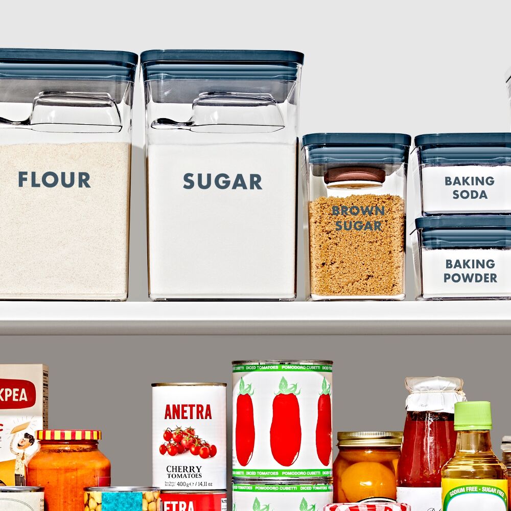8-Piece Prelabeled Baking POP Container Set G5