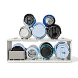 Water Bottle Organizer with Accessory Bin C0