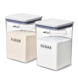 8-Piece Prelabeled Baking POP Container Set G5