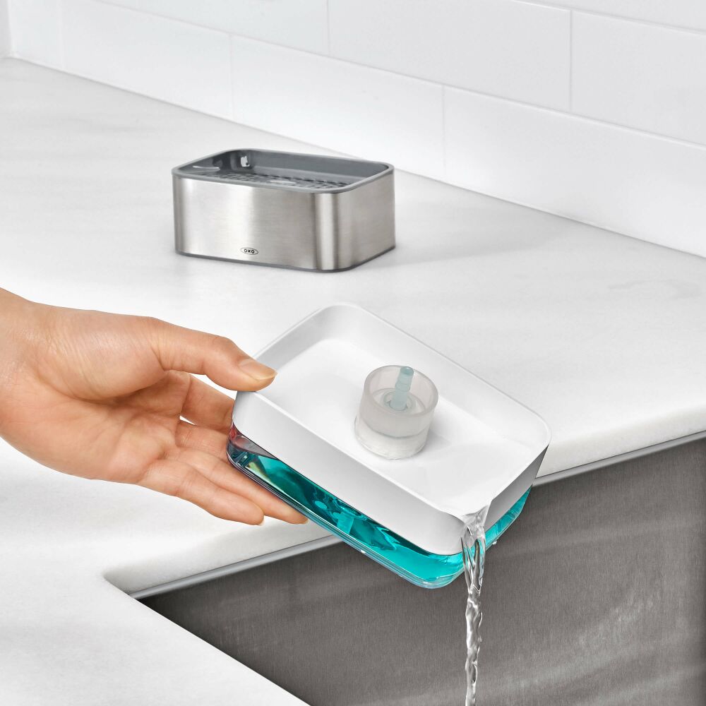 Soap Dispensing Sponge Holder K0