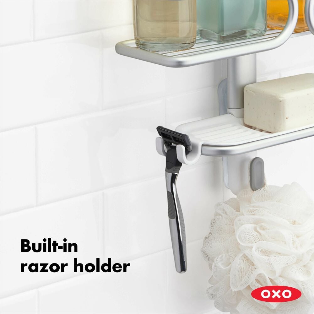 Aluminum 3-Tier Shower Caddy E0
