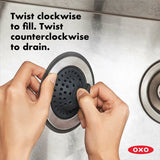 2-in-1 Silicone Sink Strainer with Stopper U0