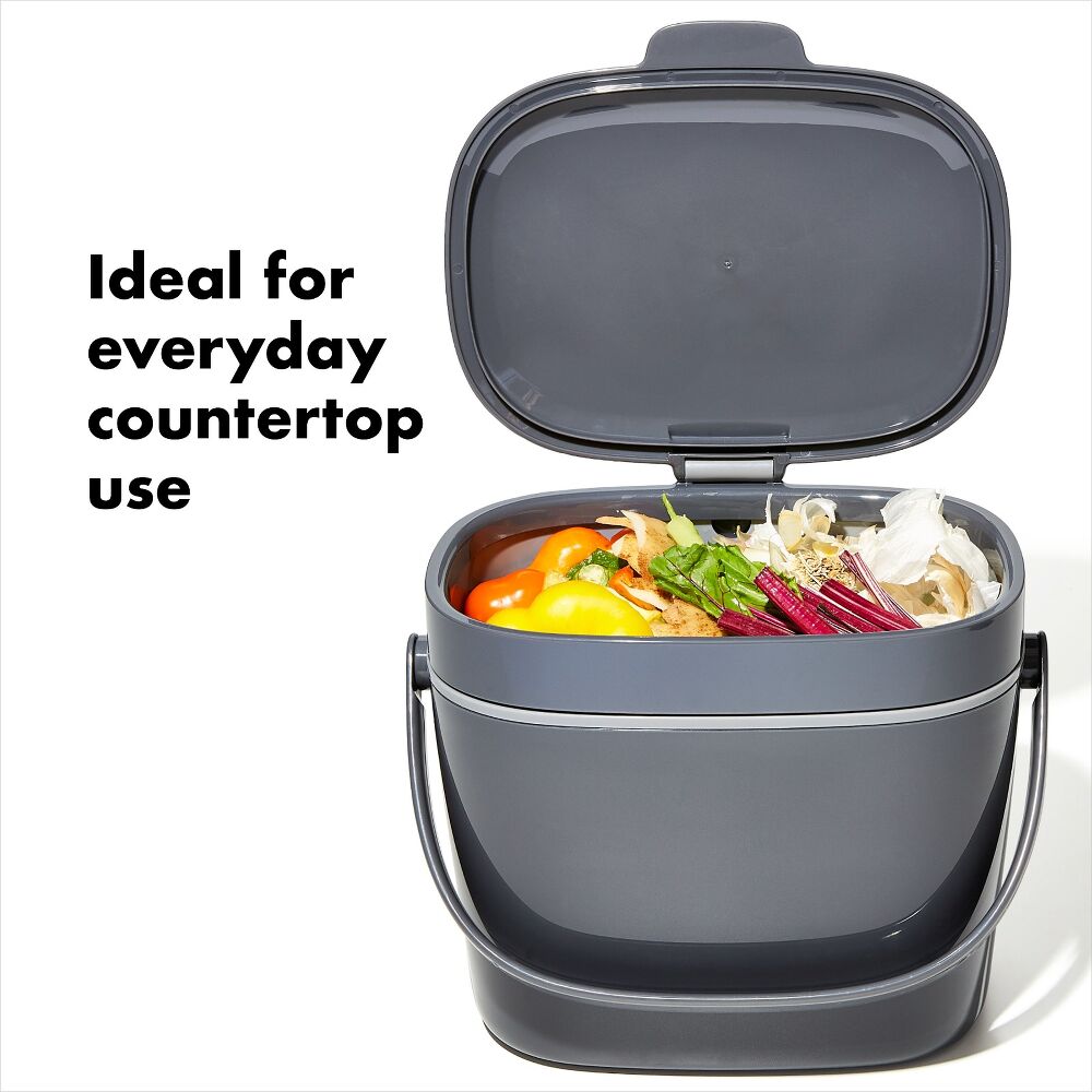 Easy-Clean Compost Bin - 1.75 Gal T6