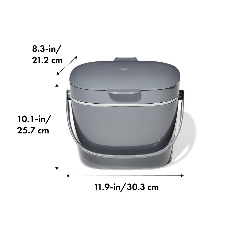 Easy-Clean Compost Bin - 1.75 Gal T6