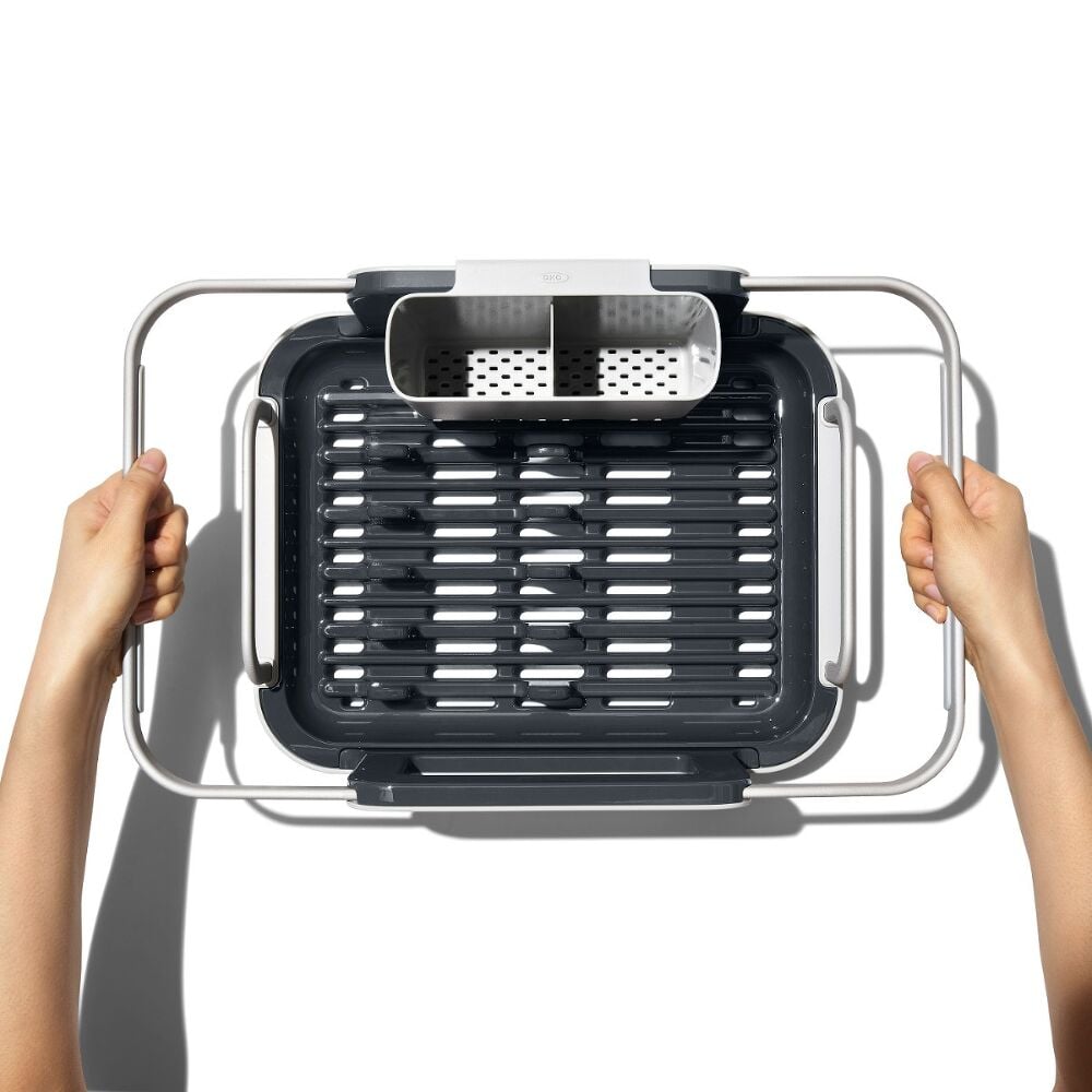 Over-the-sink Aluminum Dish Rack C5