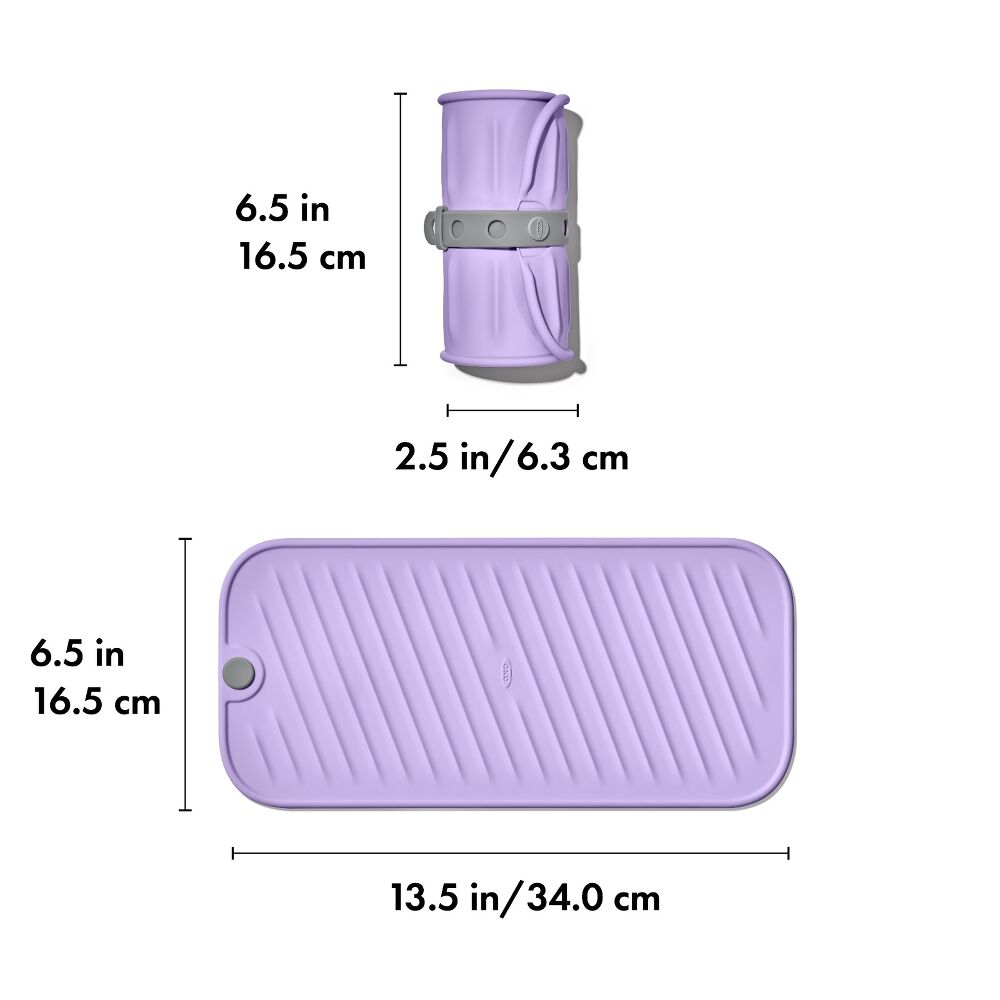 Hot Styling Tool Mat - Lavender A0