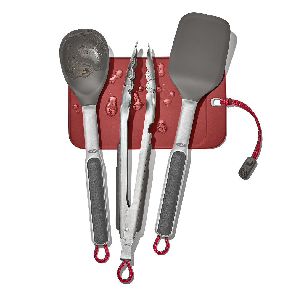 OXO Outdoor 4 -Piece Camp Stove Cooking Set E5