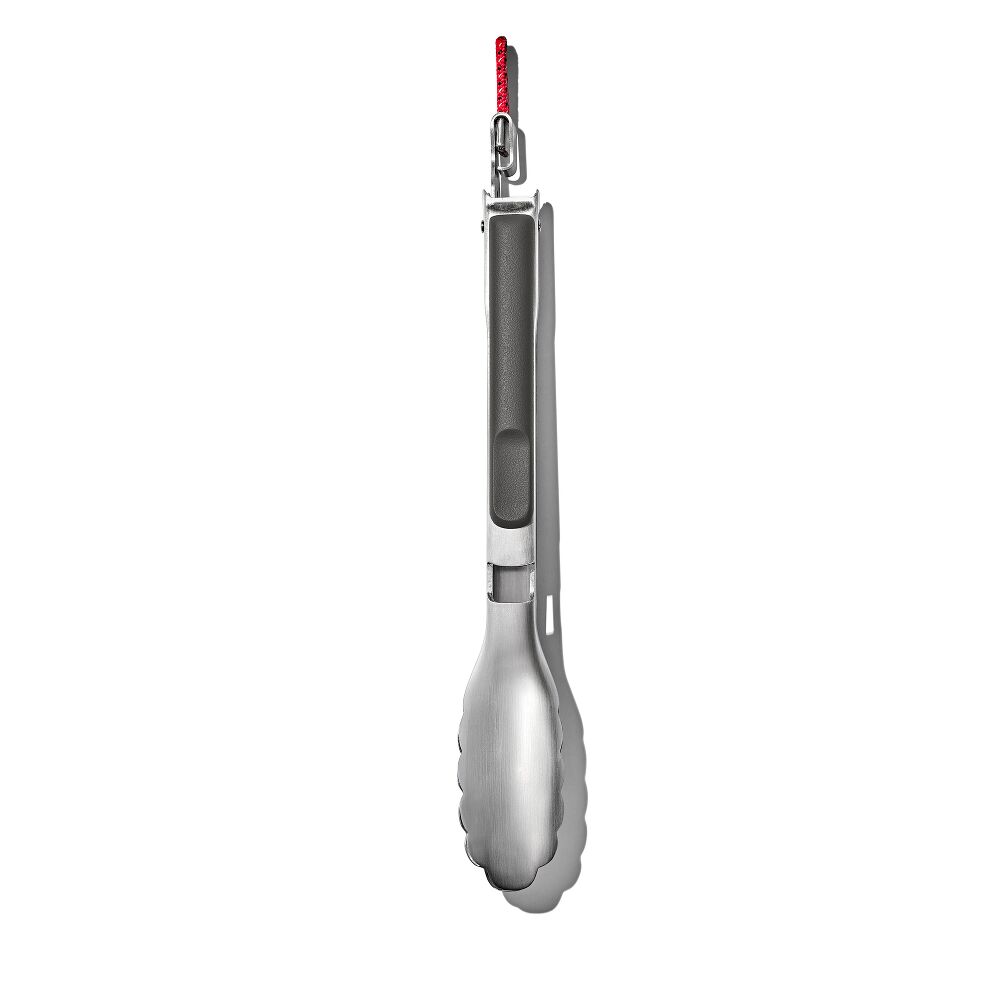 OXO Outdoor 10.5in Camp Stove Tongs with Bottle Opener V0