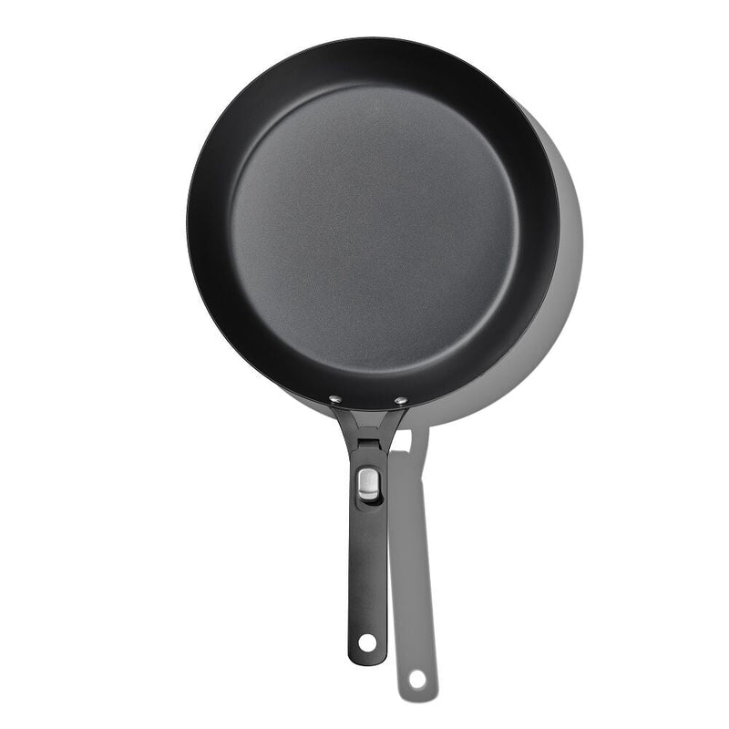 Outdoor 12-inch Carbon Steel Pan with Removable Handle C3