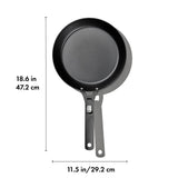 Carbon Steel With Removable Handle 10in Pan V5
