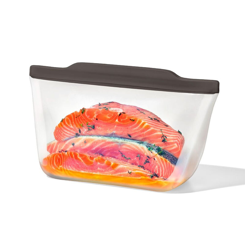 Outdoor Silicone Reusable Stand Up Bag Half Gallon (64 oz) M5
