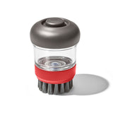 Outdoor Soap Dispensing Dish Brush with Storage Case S3