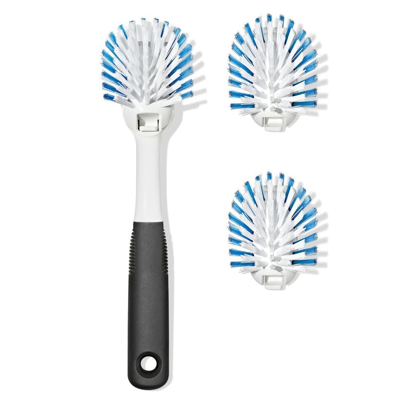 Nylon Bristle Dish Brush with Refills B9