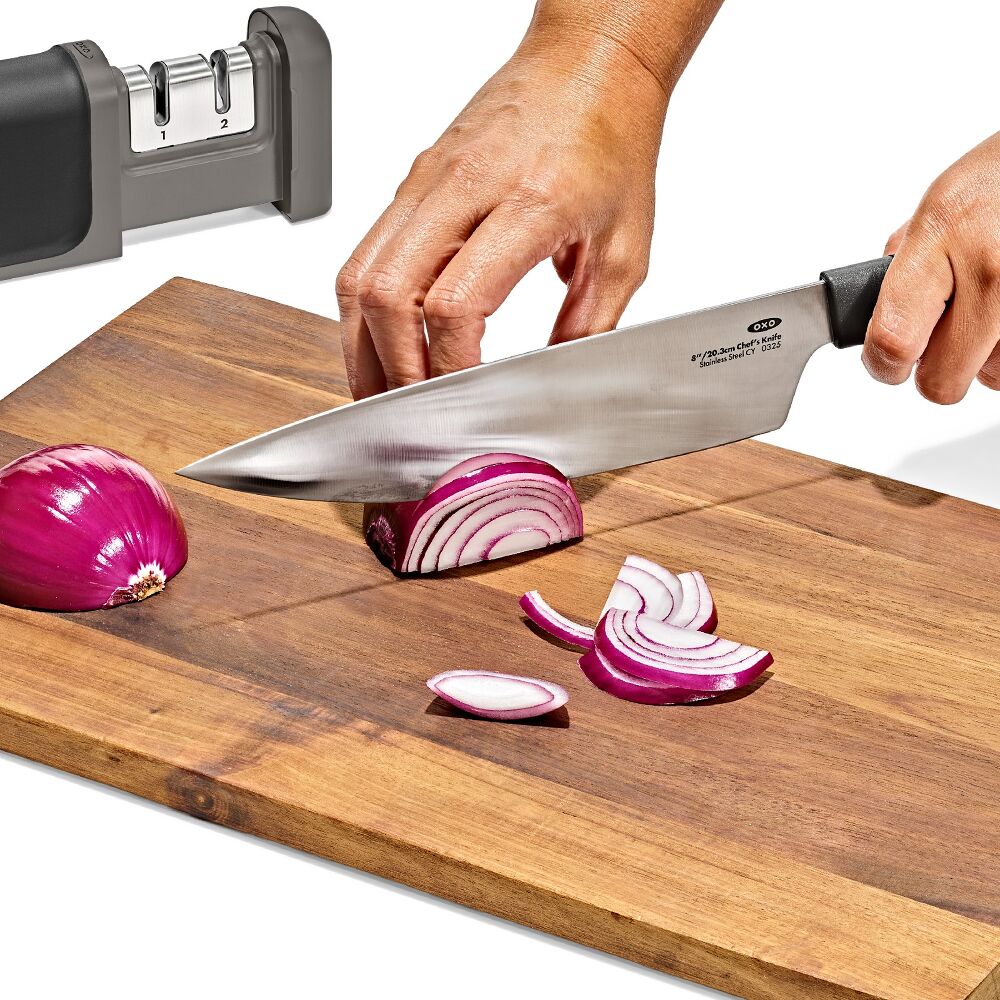 3-Piece Knife & Sharpener Set W1