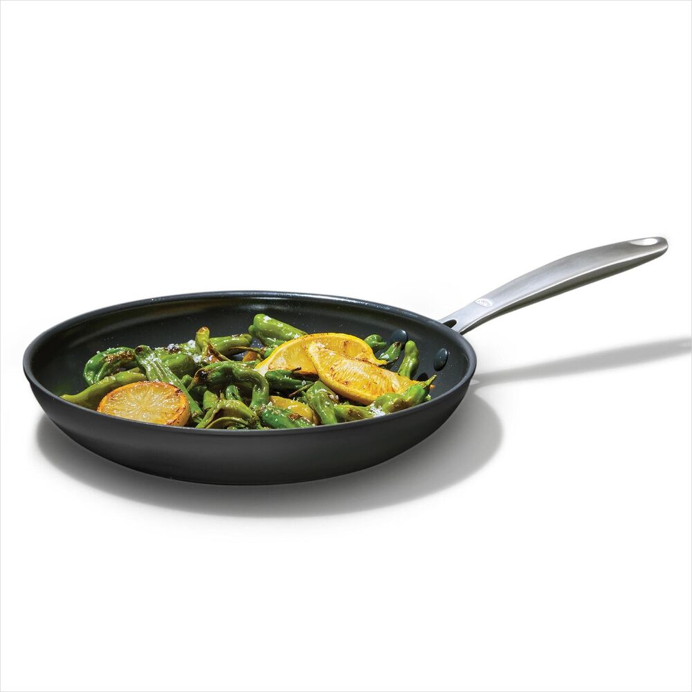 Enhanced Non-Stick 2-Piece Frypan Set — Black D8