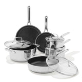 Trident Hybrid Non-Stick Stainless Steel 10-Piece Set X3