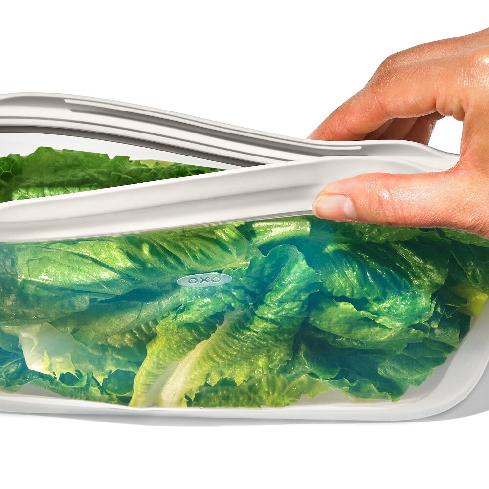 Silicone Reusable Bag - Gallon Bag (128 oz) - Oat N6