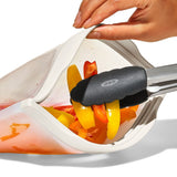 Silicone Reusable Bag - Gallon Bag (128 oz) - Oat N6