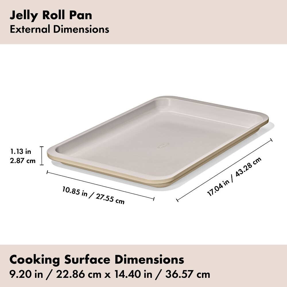 Non-Stick Pro Ceramic Coated Metal Bakeware Jelly Roll Pan K8
