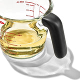 2 Cup Glass Measuring Cup with Lid N4
