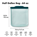 Silicone Reusable Bag - Half Gallon Bag (64 oz) - Lagoon S0