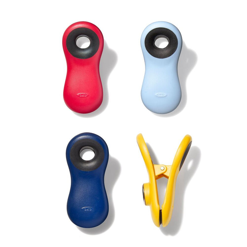 Magnetic All-Purpose Clips - 4-Pack - assorted colors A6