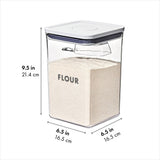 2-Piece Prelabeled POP Container Set with Scoop U1