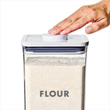 2-Piece Prelabeled POP Container Set with Scoop U1