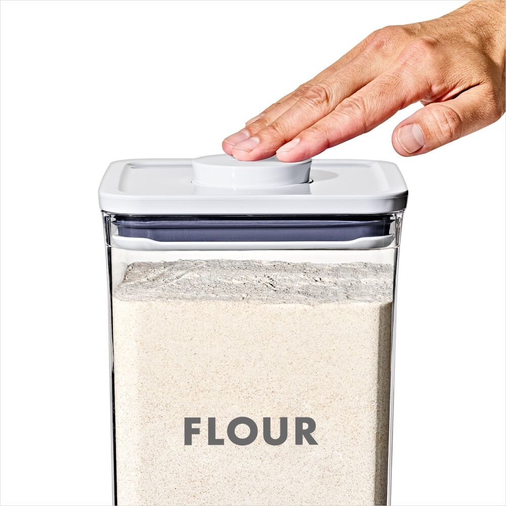 2-Piece Prelabeled POP Container Set with Scoop U1