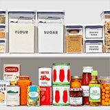 2-Piece Prelabeled POP Container Set with Scoop U1