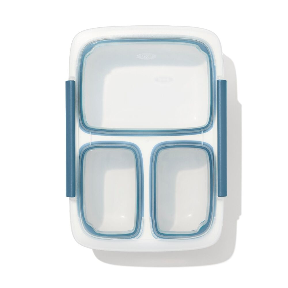 Prep & Go 4.1-Cup Divided Container - Ocean Blue A3