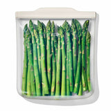 Silicone Reusable Bag - Half Gallon Bag (64 oz) - Oat D1