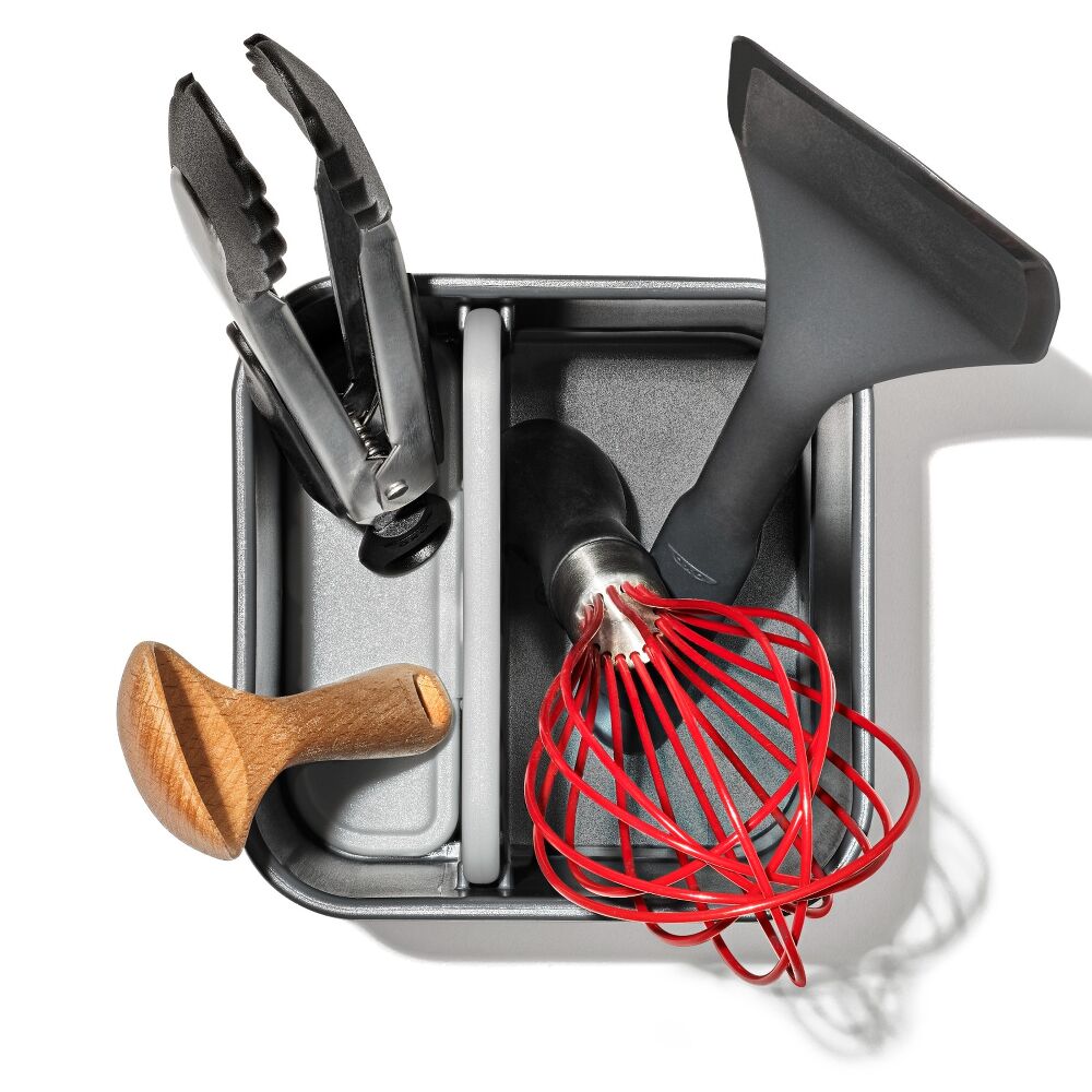 Adjustable Stainless Steel Utensil Holder - Small E4