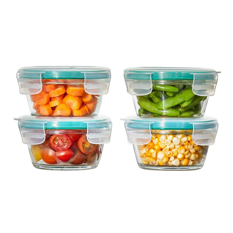 Smart Seal 8-Piece1 Cup Glass Round Container Set L5