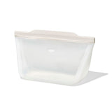 Silicone Reusable Bag - Stand-Up Half Gallon (64 oz) - Oat X1