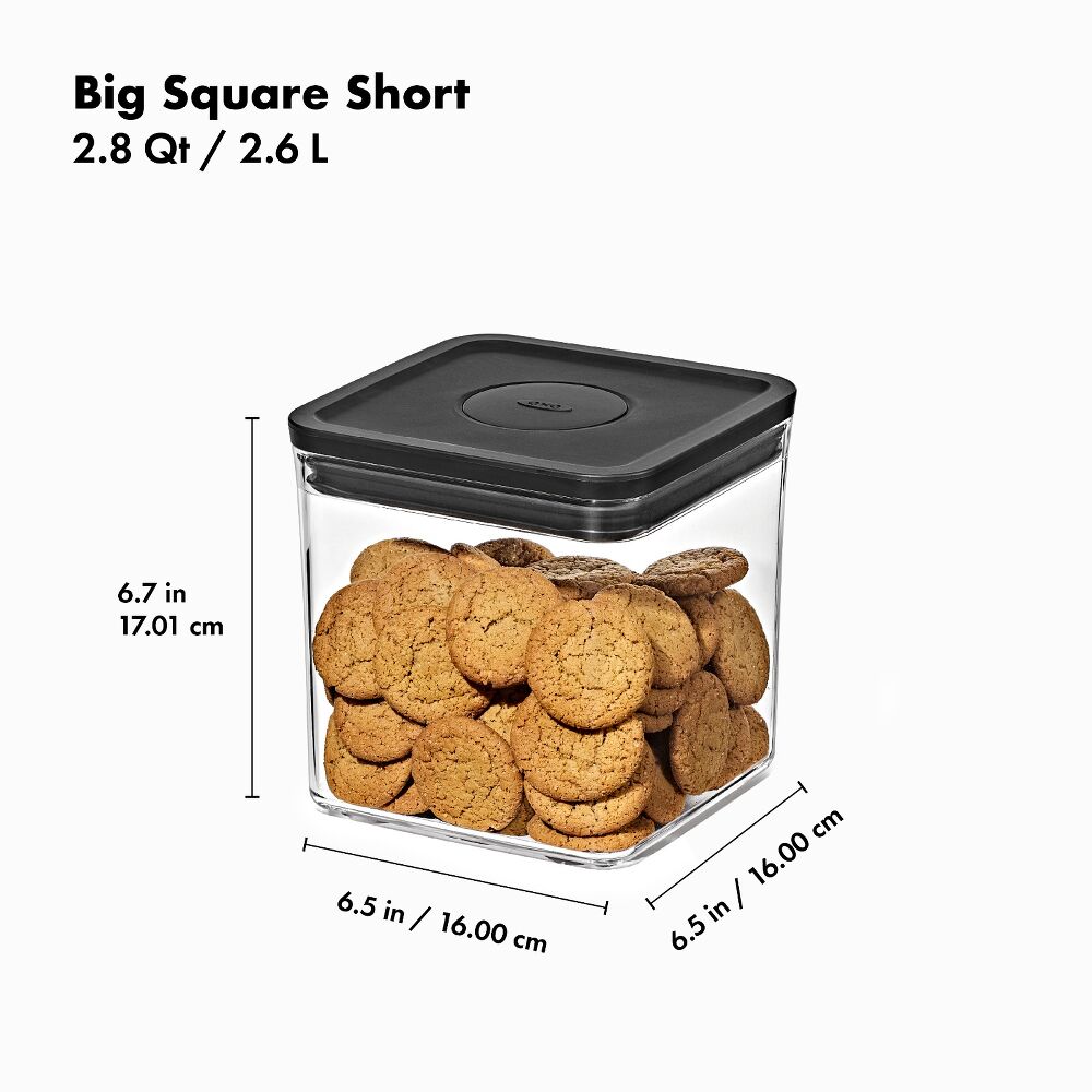POP Container - Big Square Short (2.8 Qt/2.6 L) T7