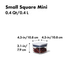 POP Container - Small Square Mini (0.4 Qt.) S1