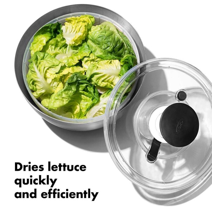 Steel Salad Spinner A9