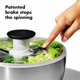 Steel Salad Spinner A9