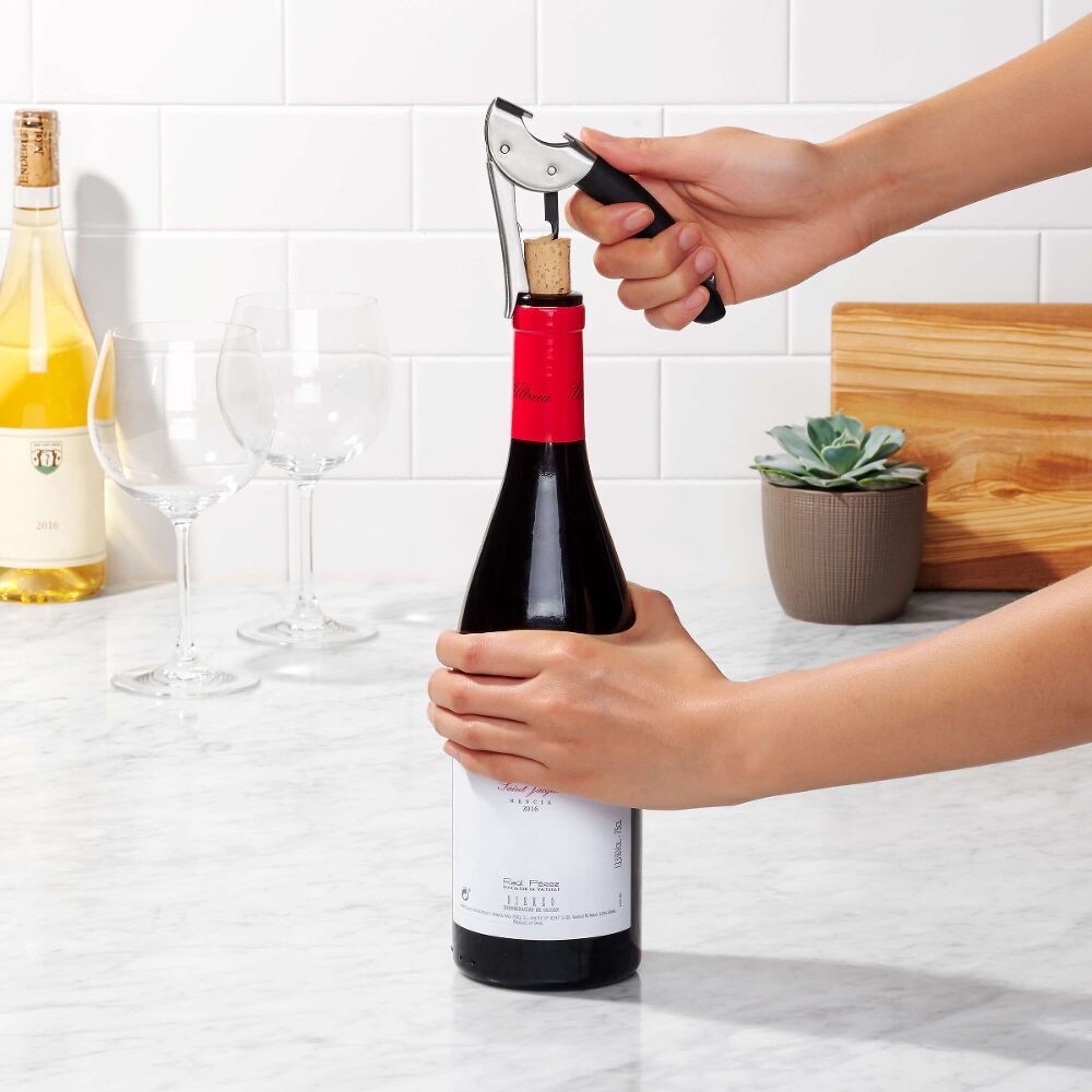 OXO Steel Double Lever Waiter's Corkscrew U2