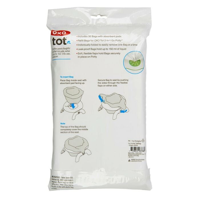 2-in-1 Go Potty™ Refill Bags - 30 Pack C6