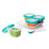 6 oz Baby Blocks™ Plastic Freezer Storage Containers - Tot Teal Y7