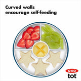 Stick & Stay Suction Divided Plate T7
