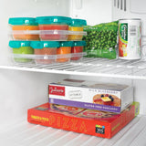 12-Piece Baby Blocks™ Plastic Freezer Storage Container Set - Tot Teal G8