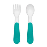 On-the-Go Plastic Fork and Spoon Set with Travel Case A8